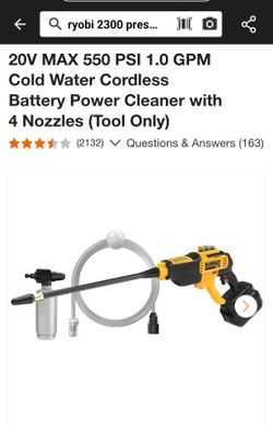 Cold Water Cordless Battery Power