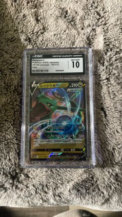 CGC PRISTINE 10 Serperior Ex & Rayquaza V gem mint 10