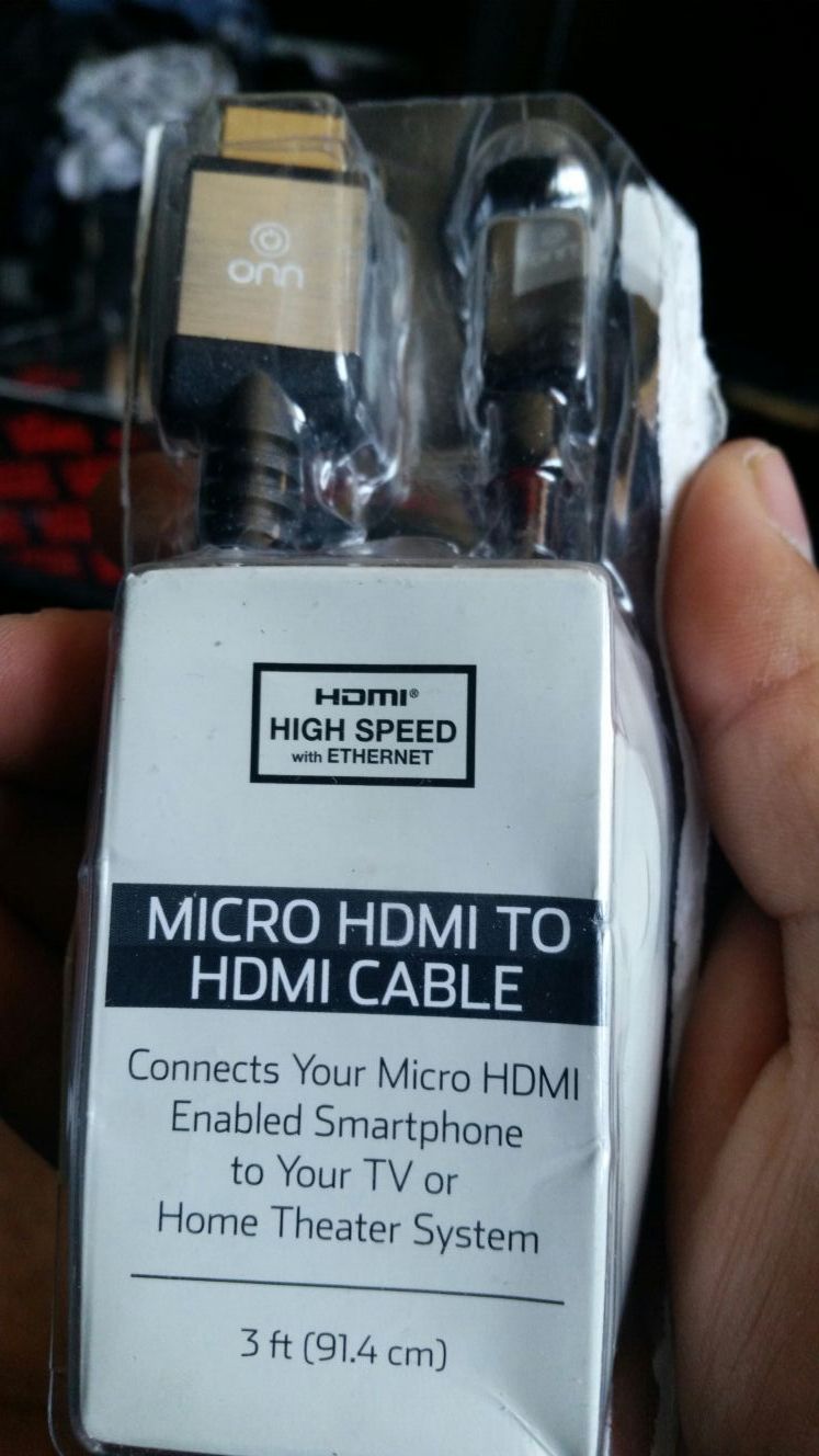 Micro hdmi to hdmi cable