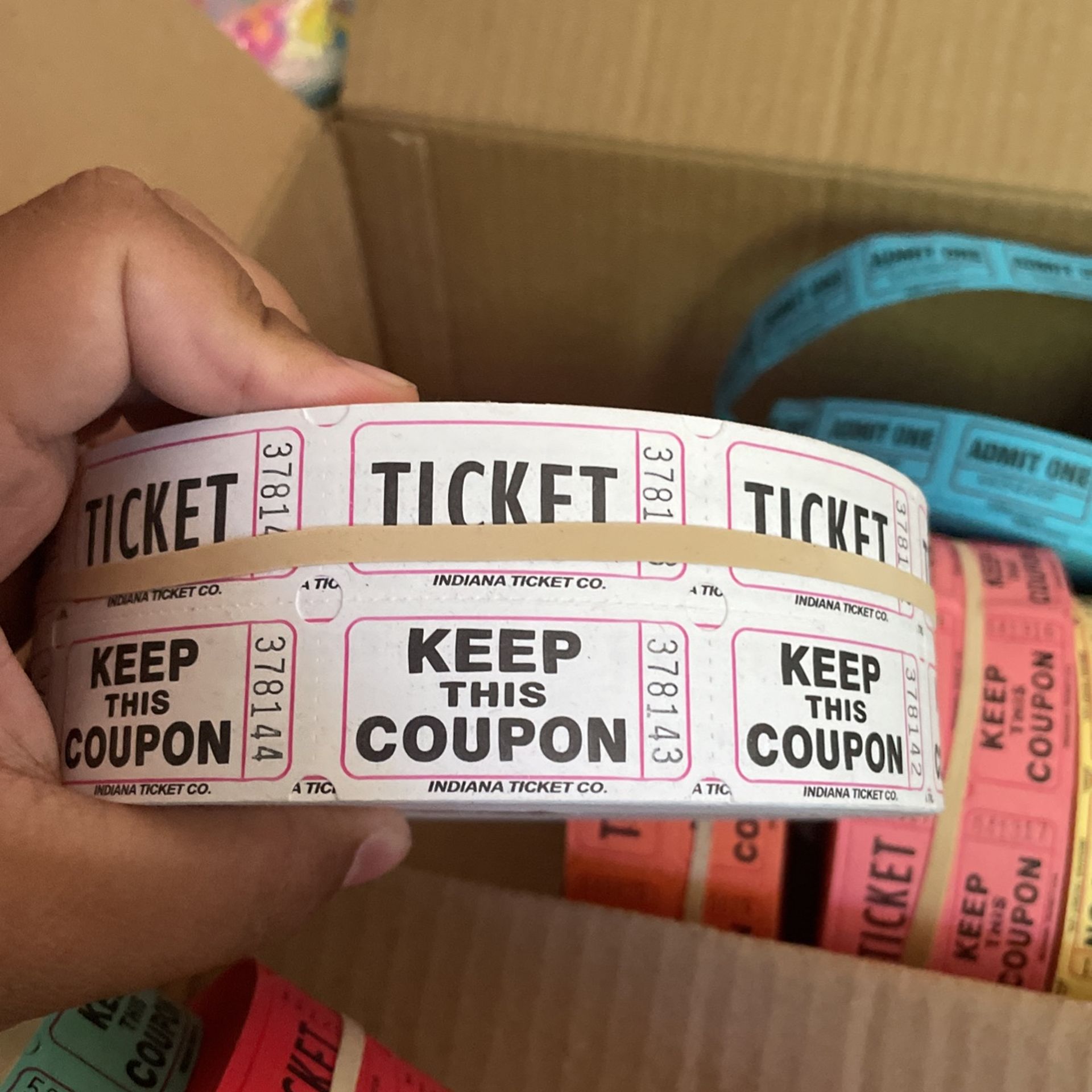 Rolls Of Tickets