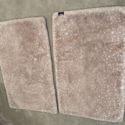 Ugg bathroom floors maps Set of 2 pink 