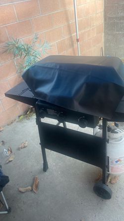 Gas barbecue with a brand new propane fill because we’re moving. I don’t wanna take it with me.