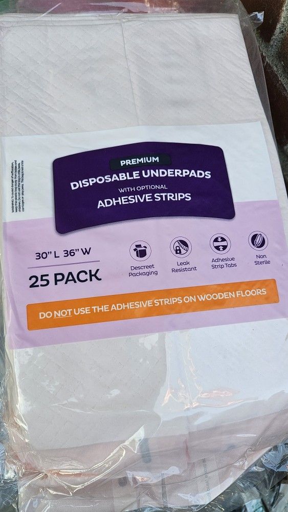 Incontinence Underpads (PINK)
