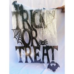 Back Drop Sign Trick Or Treat🎃