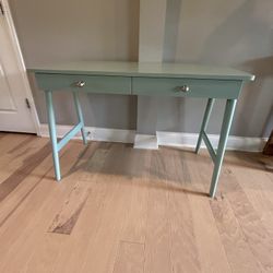 Dusty Green Table Mid Century Modern