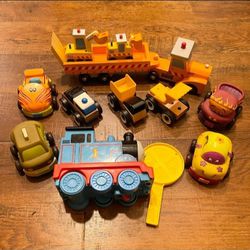 Trains Trucks Toy Set