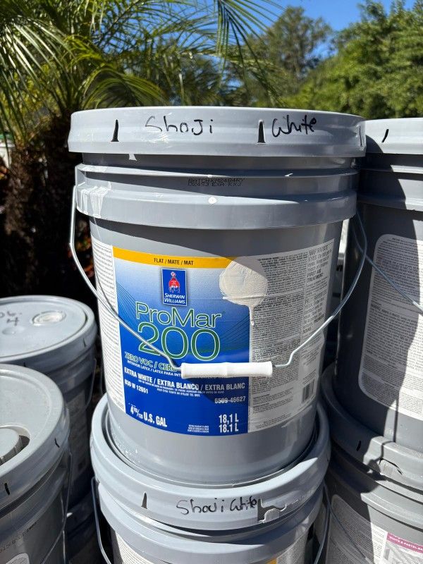 Paint Interior Flat (Shoji White) Promar 200 Sherwin Williams