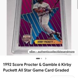 Kirby Puckett Baseball Card