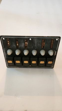 Marpac DC Distribution Switch Panel for Boats 7 1/2 × 5 1/4