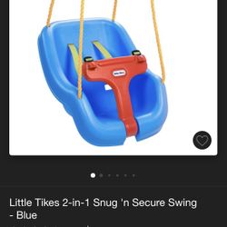 Little Tikes 2-in-1 Snug ’n Secure Swing 