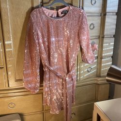 Pink Sequin Dress