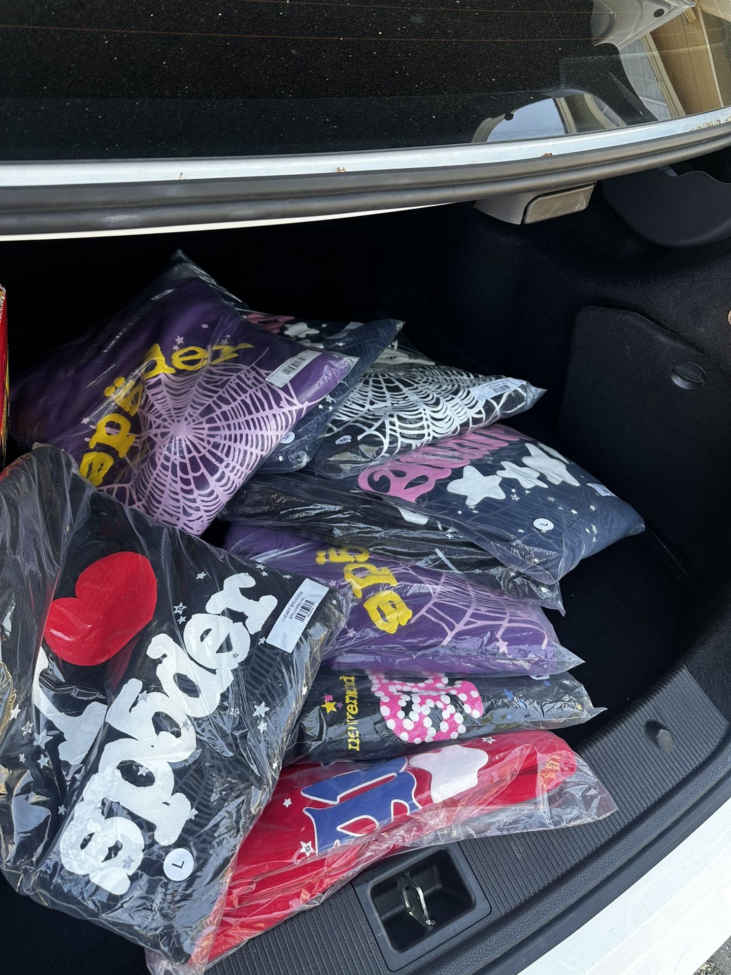 Sp5der Hoodies Medium And Large