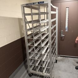 Can Rack  Holds #10 And #5 Cans
