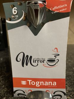 Tognana Mirror 6 Cup Coffee Maker