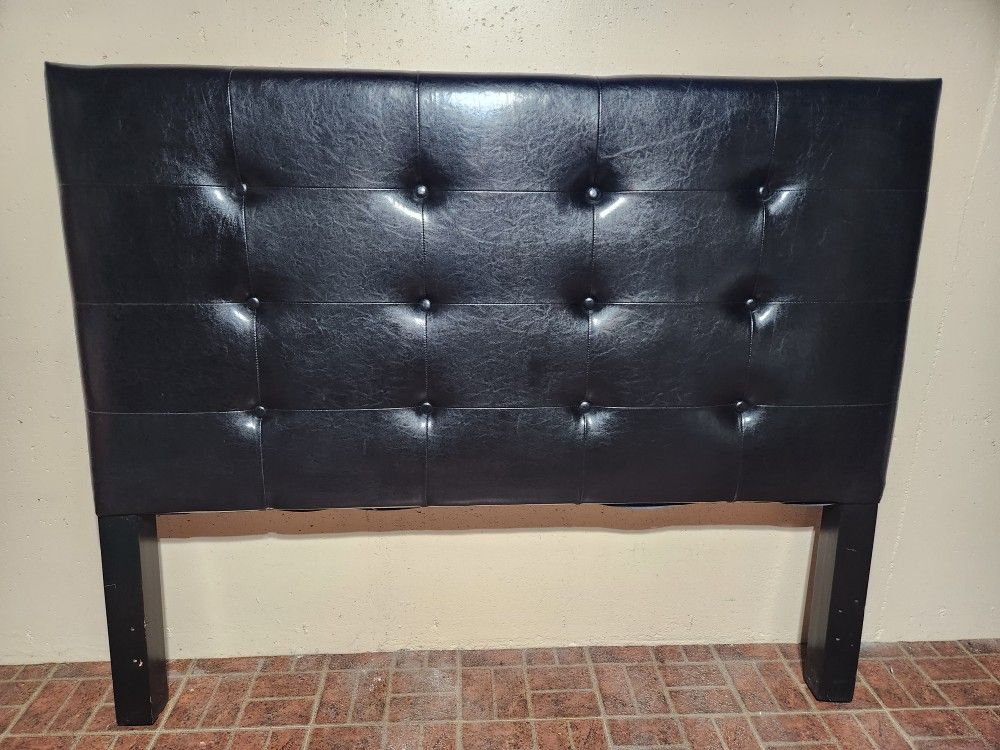 Faux Leather Headboard