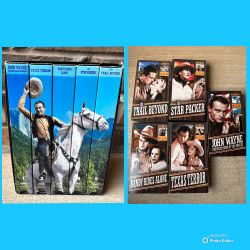 John Wayne Collector's Series Movies 5 Pack VHS Box Set 