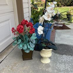 Silk Flowers For House Or Garden