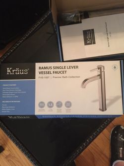 Kraus vessel sink faucet NEW
