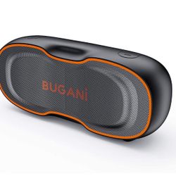 Bluetooth Speaker, Bugani Portable Bluetooth Speaker 5.0, Clear Stereo, Rich Bass, Waterproof Speaker, 24 Hours Long Play Time(brand New)