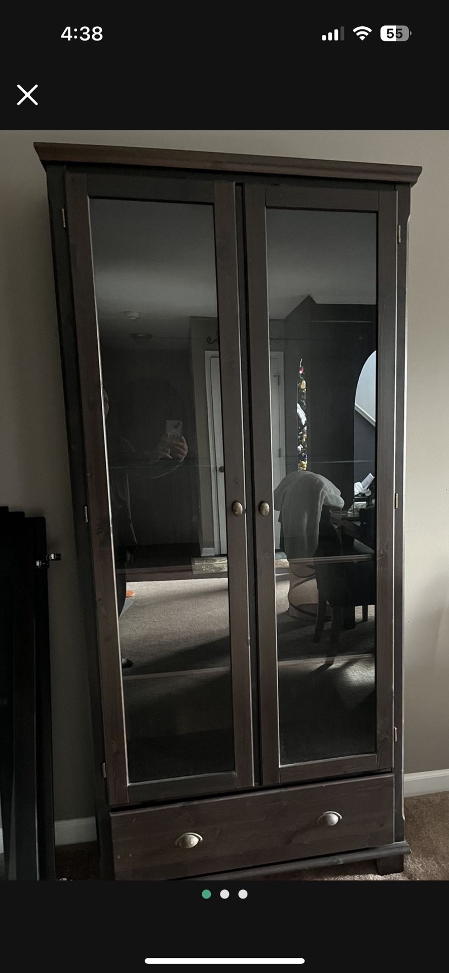 Display / China Cabinet With Glass Doors