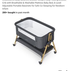 Gray Baby Bassinet 