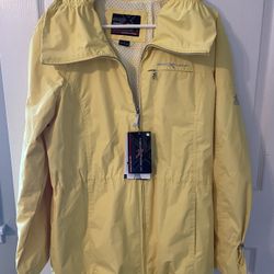 ZeroXposur yellow waterproof windbreaker