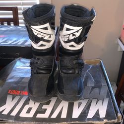 Maverik MX Kids Boots Fly Racing 