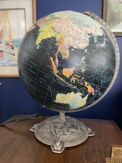 Mid Century Vintage Globe Lamp MCM