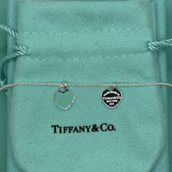 Tiffany Return to Silver Blue Necklace