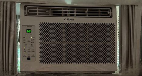 VISSANI Window A/C White, 6,000BTU