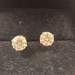 2ct Diamond Earrings 