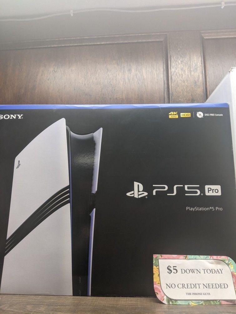 Sony PS5 Pro Brand New 2tb - 5 Dollars Down No Credit Needed!