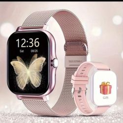 Two Smart Watches / – Bluetooth Calling, 100+ Sports Modes, Fitness Tracker | Works With Android & Apple Devices | HD Display & Smar