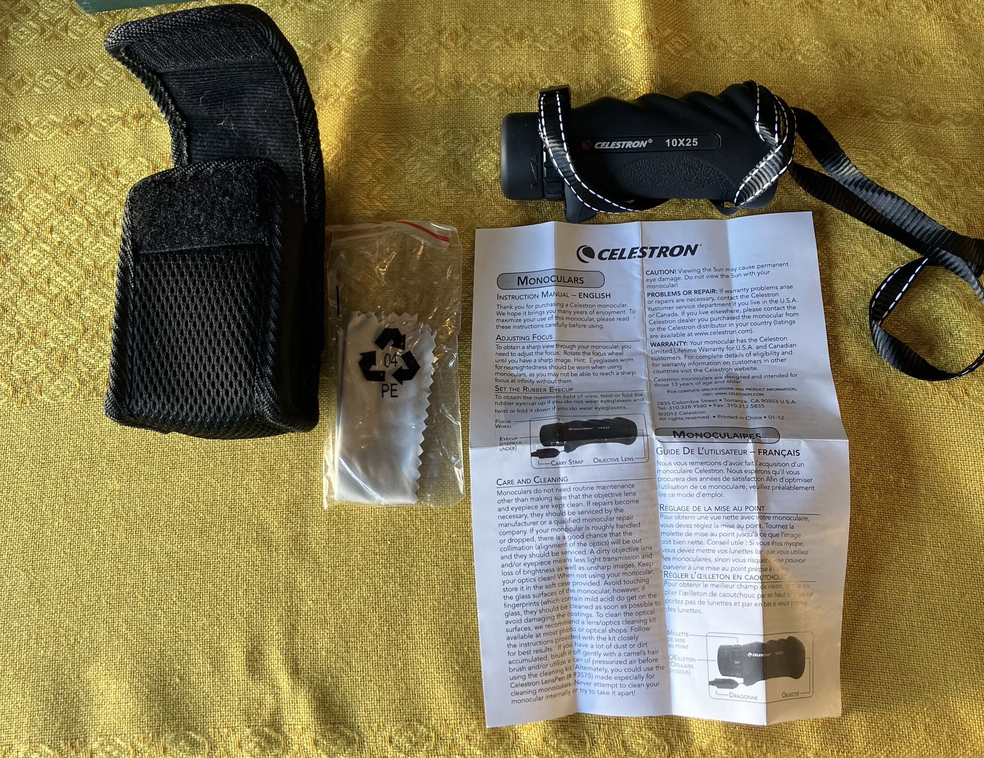 Celestron Monoculars 10x25