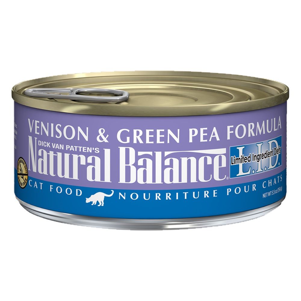 Natural Balance Limited Ingredient Venison Canned Cat Food 5.5 Oz Cans - Case Of 24