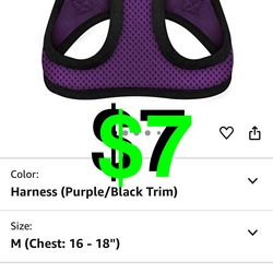 Step-in Air Dog Harness - All Weather Mesh, Reflective, No Pull Harness for Small, Medium Dogs, Cats - Secure with Hook & Loop Fastener, Buc