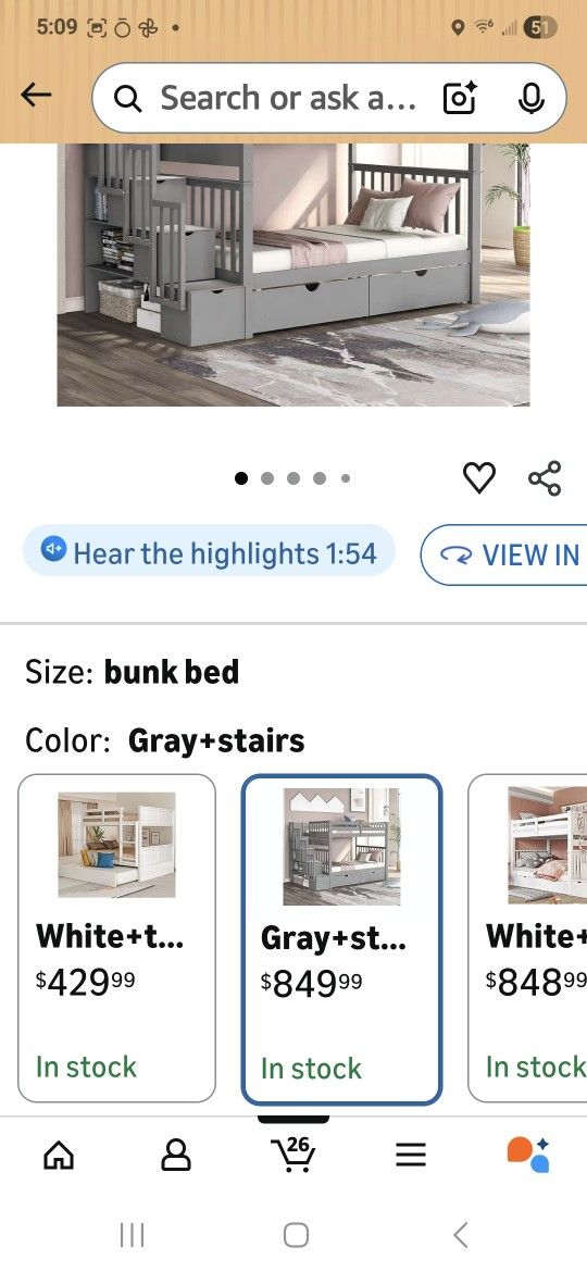Full Over Full Bunk Bed