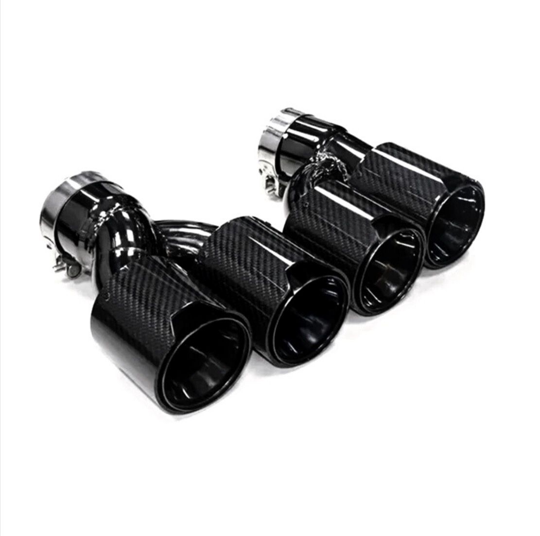 BMW 5 Series G30 M Performance Carbon Fiber Quad Exhaust Tips