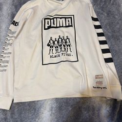 PUMA X THE BLACK FIVES MEN'S LONGSLEEVE T-shirt size xl nwot
