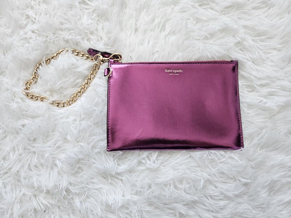 Metallic Kate Spade Clutch