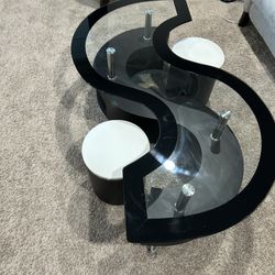 S Shape Coffee Table 