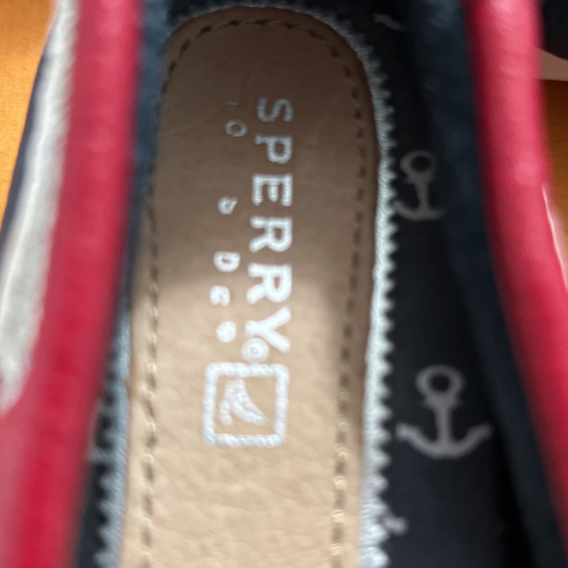 Nice! “SPERRY”red,white,blue Soft Leather Shoes!