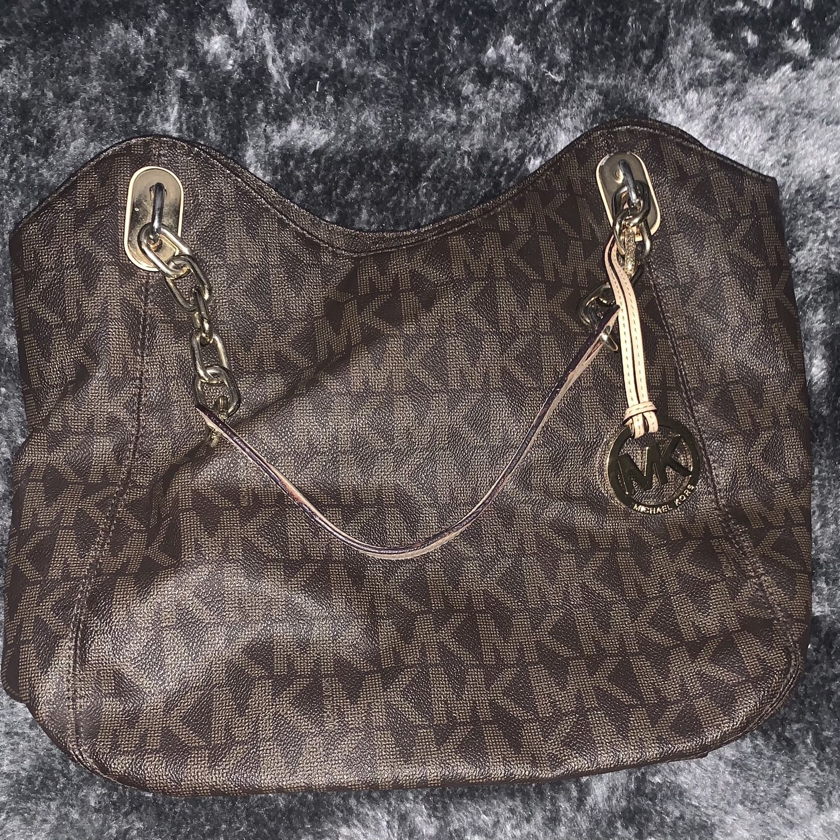 Michael Kors Logo Purse And Matching Wallet