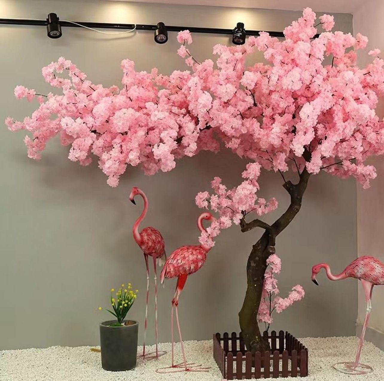 Artificial Cherry Blossom Tree Large Simulation Plant Silk Flower for Wedding Decor