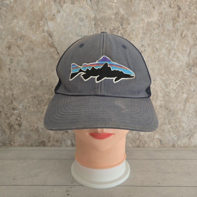 Patagonia Fitz Roy Trout Fish Trucker Adjustable Snapback
