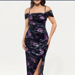 Shapewear Off-Shoulder Ruched Maxi Sculpting - Popilush