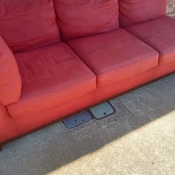 Red Sectional 