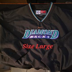 Diamondbacks Windbreaker Large Vintage