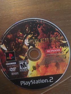 Sony PlayStation ps2 metal gear solid 3