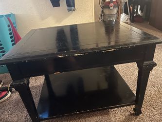 Used square table